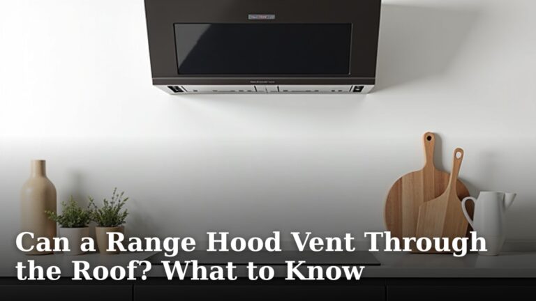 Can a Range Hood Vent Through the Roof? What to Know