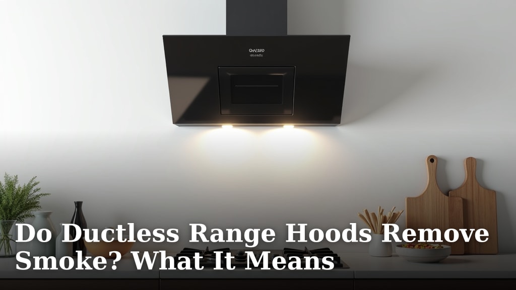 Do Ductless Range Hoods Remove Smoke? What It Means