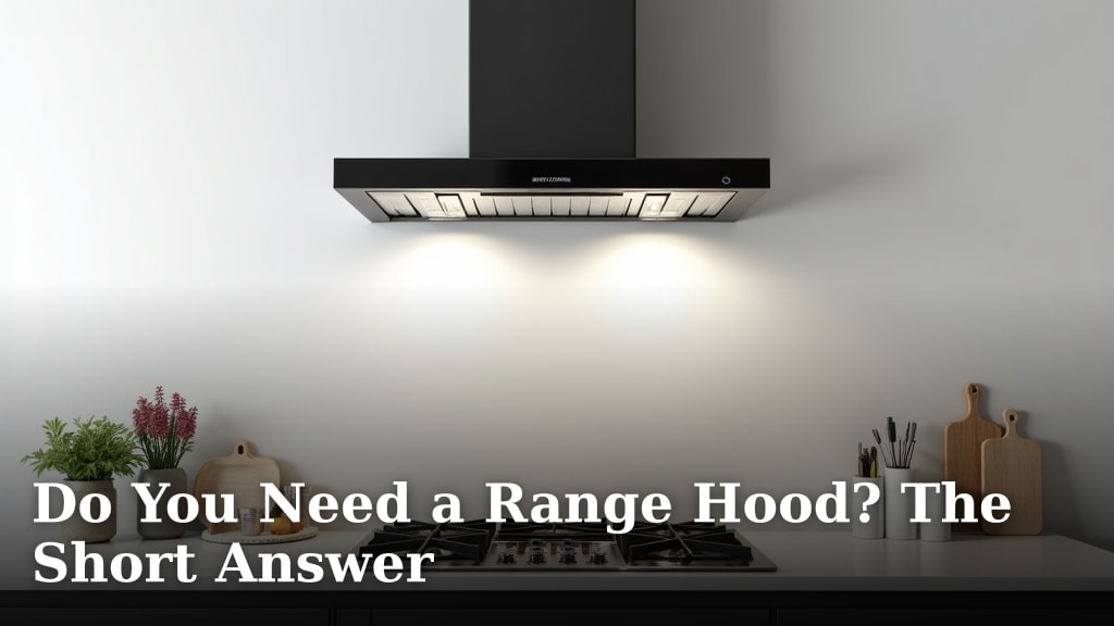 Do You Need a Range Hood? The Short Answer