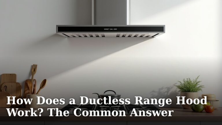 How Does a Ductless Range Hood Work? The Common Answer