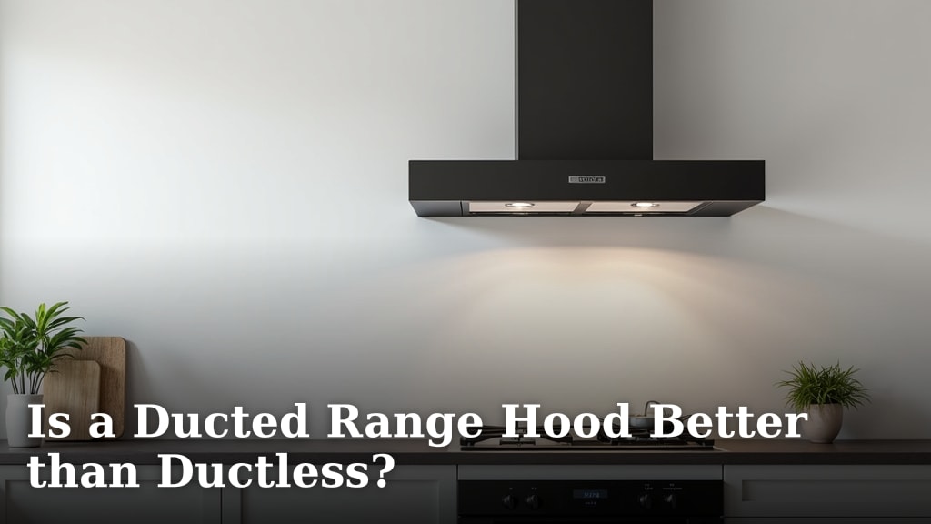 Is a Ducted Range Hood Better than Ductless?
