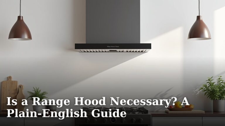 Is a Range Hood Necessary? A Plain-English Guide