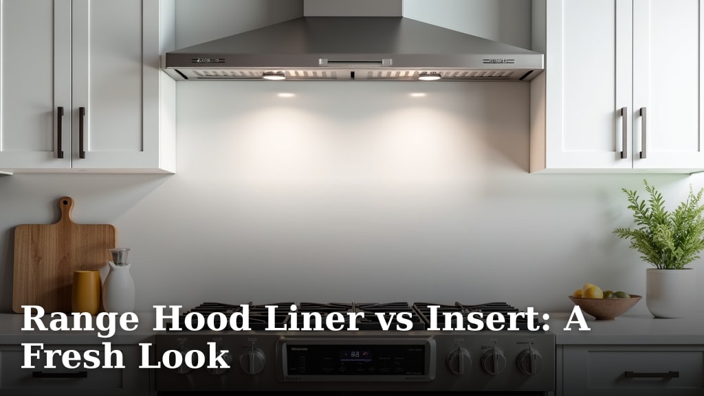 Range Hood Liner vs Insert: A Fresh Look