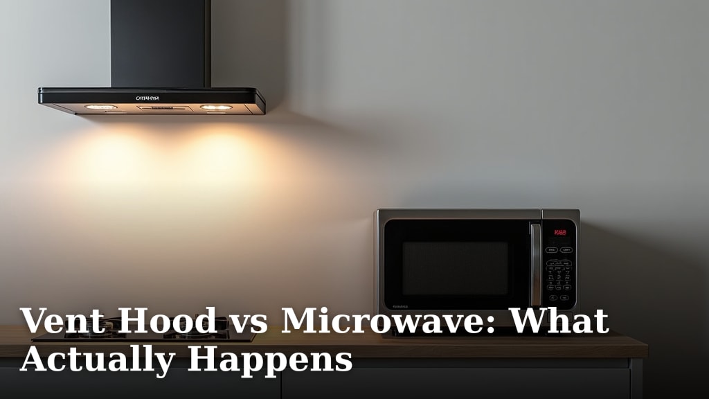 Vent Hood vs Microwave: What Actually Happens