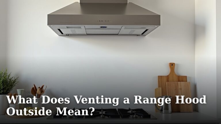 What Does Venting a Range Hood Outside Mean?