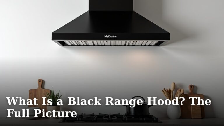What Is a Black Range Hood? The Full Picture