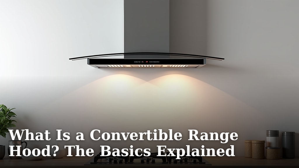 What Is a Convertible Range Hood? The Basics Explained