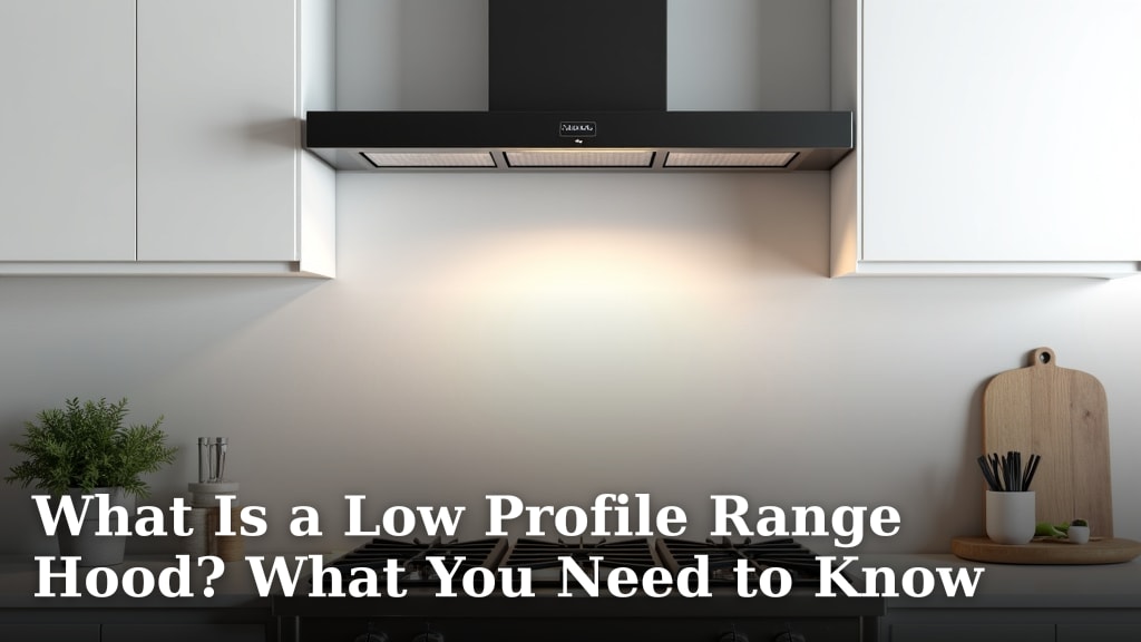 What Is a Low Profile Range Hood? What You Need to Know