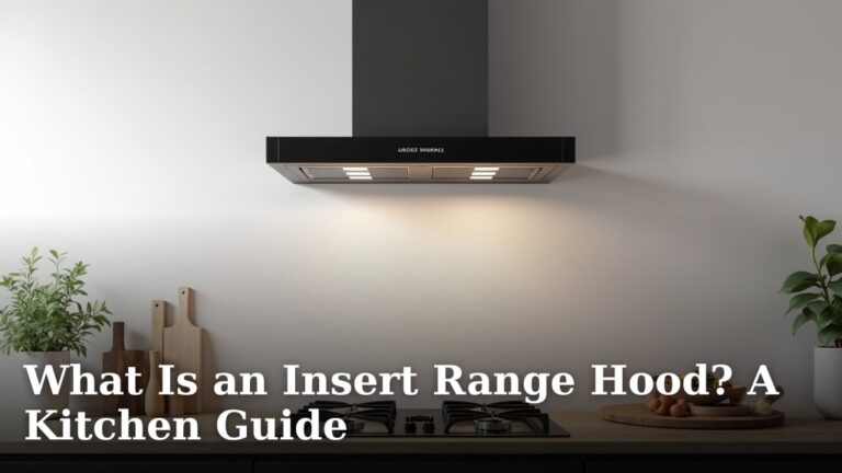 What Is an Insert Range Hood? A Kitchen Guide