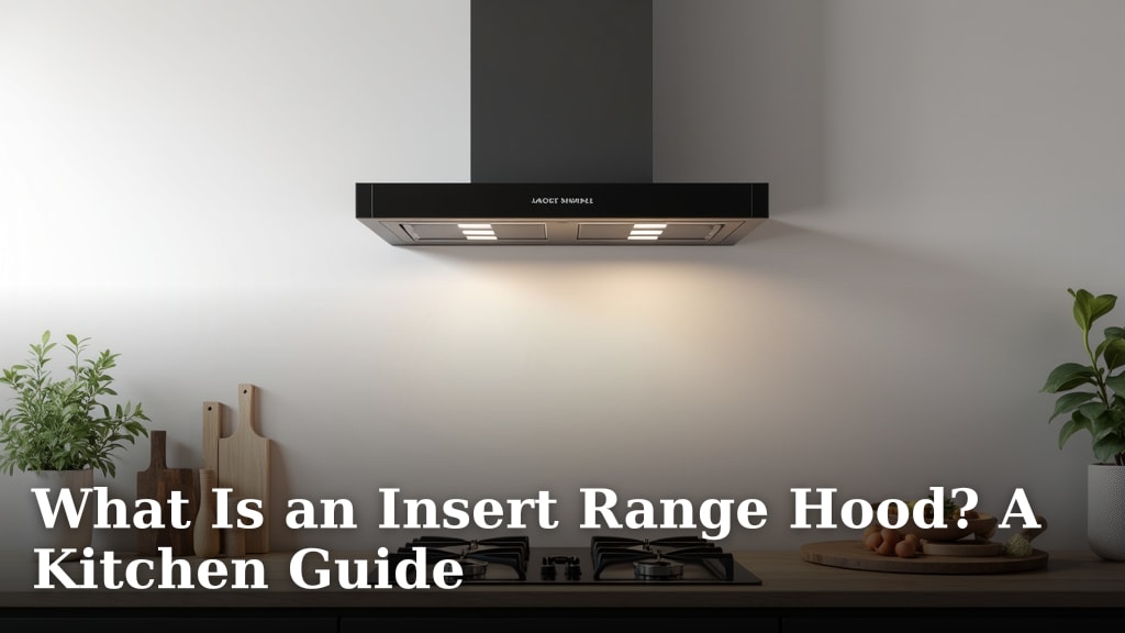 What Is an Insert Range Hood? A Kitchen Guide