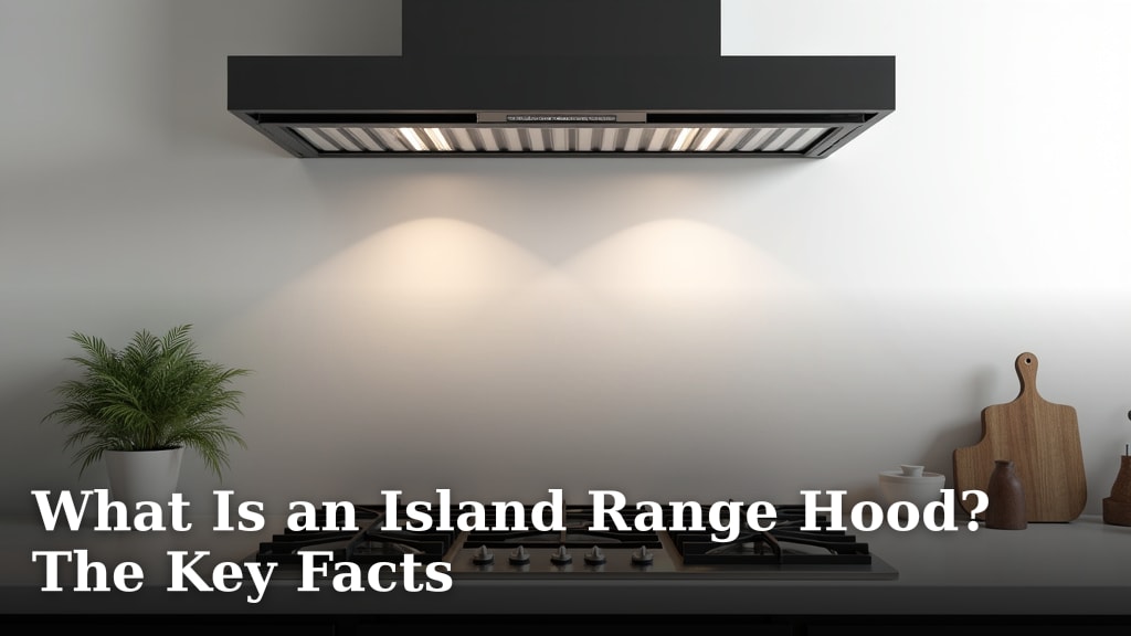 What Is an Island Range Hood? The Key Facts
